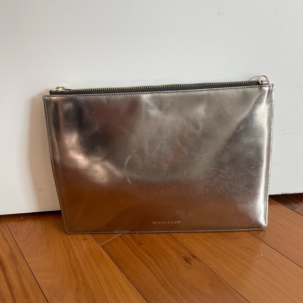Silver Whistles Clutch